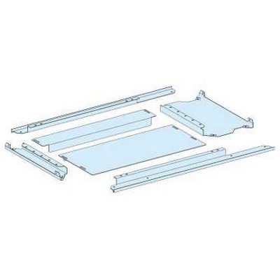 Prisma p - plaque passe-câbles en 2 parties - ip30 - pour cellule largeur 650 + 150 mm, profondeur 4