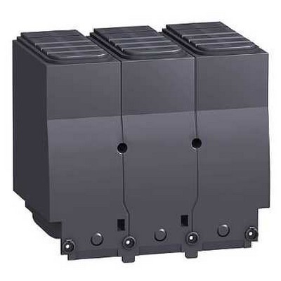 Compact nsx - 1 cache-borne long pour épanouisseur - 3p - pour les compact nsx400-630, nsx400-630dc,