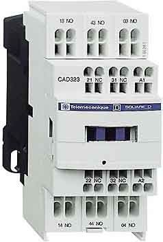 Tesys - contacteur auxiliaire d - 3f+2o - 10a <= 60°c - ac-14 | ac-15 | dc-13 - bobine 24vca 50/6