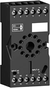 Zelio relay rum - embase pour relais universel type rumc2 - contacts mixtes - raccordement par conne