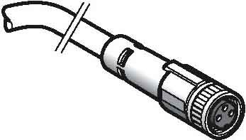 Telemecanique sensors osisense xz - connecteur pré-câblé - m8, 3 broches connecteur droit femelle - 