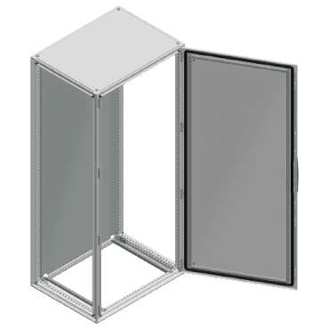 Spacial sf - cellule juxtaposable acier gris ral 7035 - hlp 1800x600x400mm - 1 porte | 1 verrou | 4