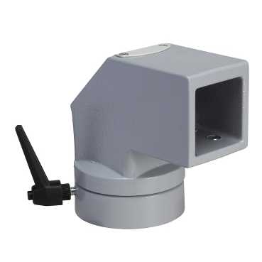 Spacial s3cm - fixation en équerre rotative carré 50mm