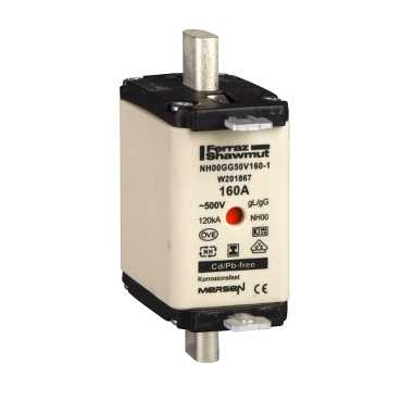 Tesys df - cartouche fusible din 00 à couteaux - gg 160a - s