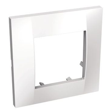 Altira - plaque 1 poste - antimicrobien - blanc polaire