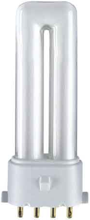 Lampe fluorescente compacte osram dulux s/e 4 pin - gradable (3…100%) - 9w - 600lm 4000k 20000h - ir