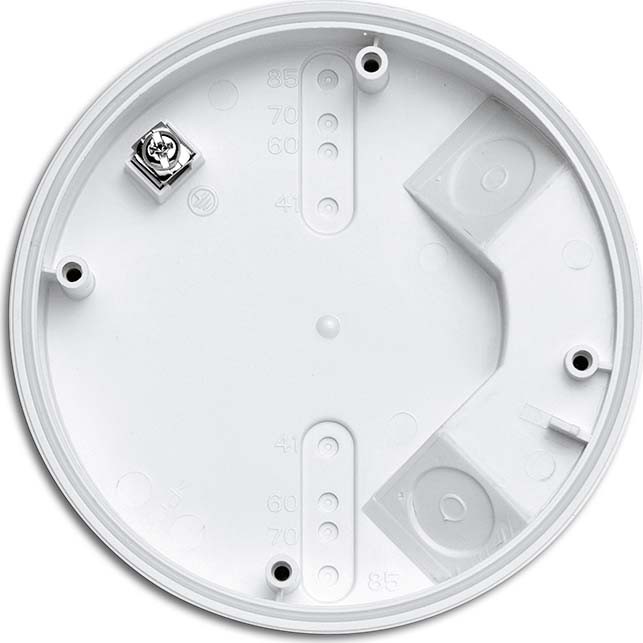 Embase saillie pour détecteur 360° couloir