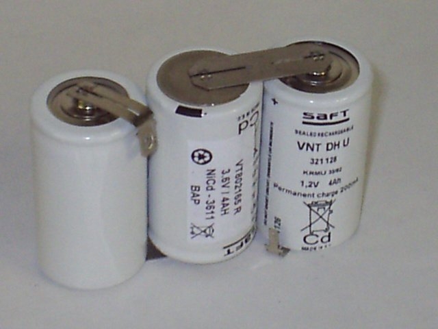 Batterie 3 vtd 3,7 ah c