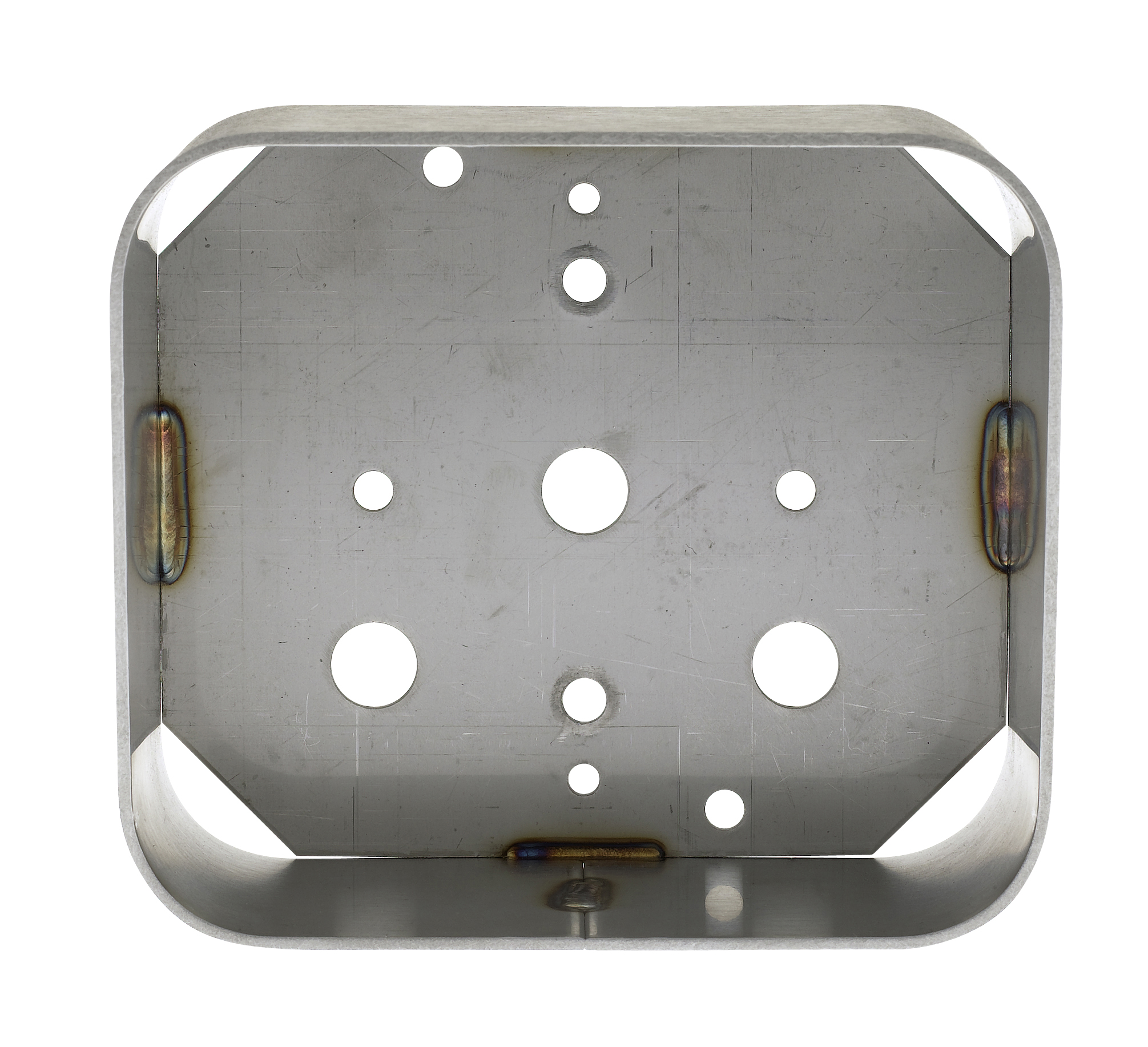 Bticino - cadre saillie inox pour boîtier référence 004862