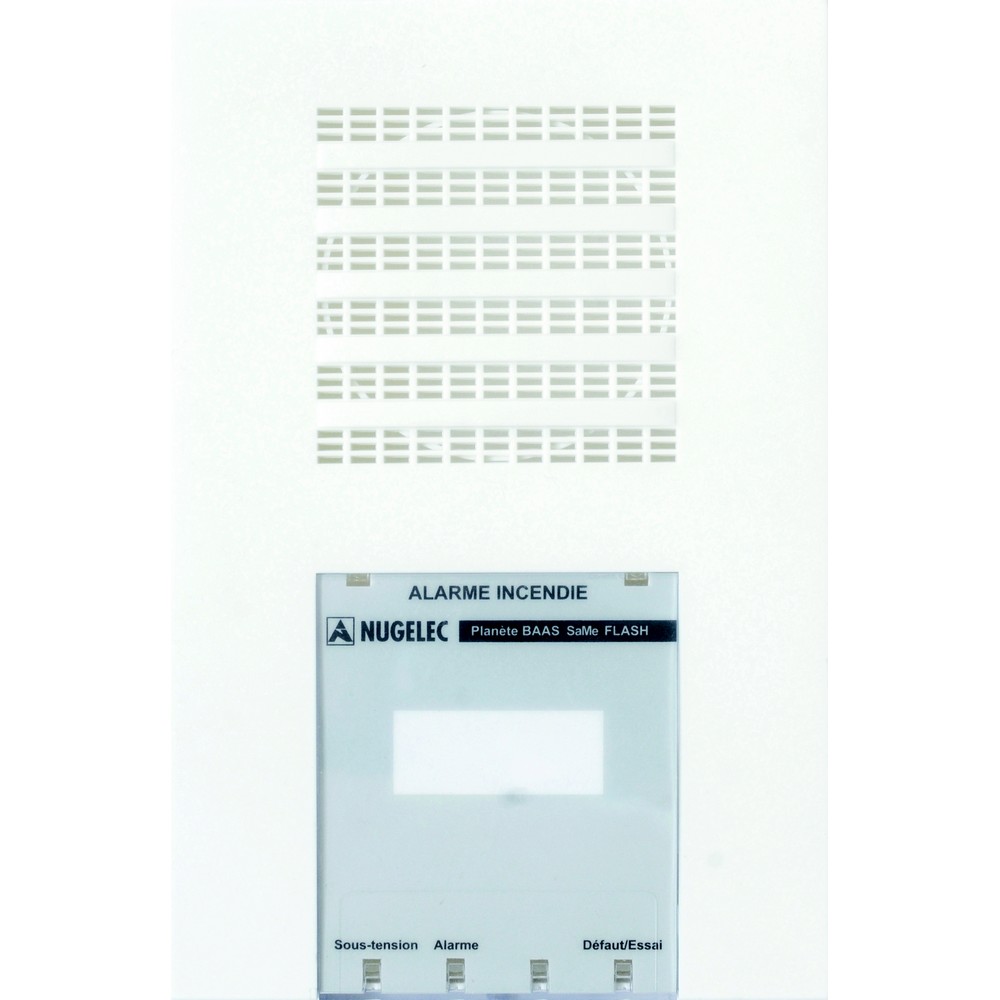 Type 2b - bloc autonome d'alarme sonore et lumineux same planète - message enregistré - flash intégr