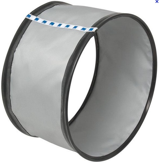 Kit manchette refoulement m0 - d160 - manchette souple en matière m0 + 2 colliers de serrage