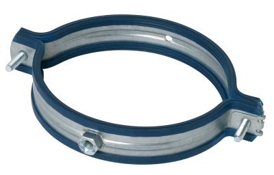 Collier galva isolé diamètre 355 unitaire - livré avec vissérie - supportage des conduits et accesso