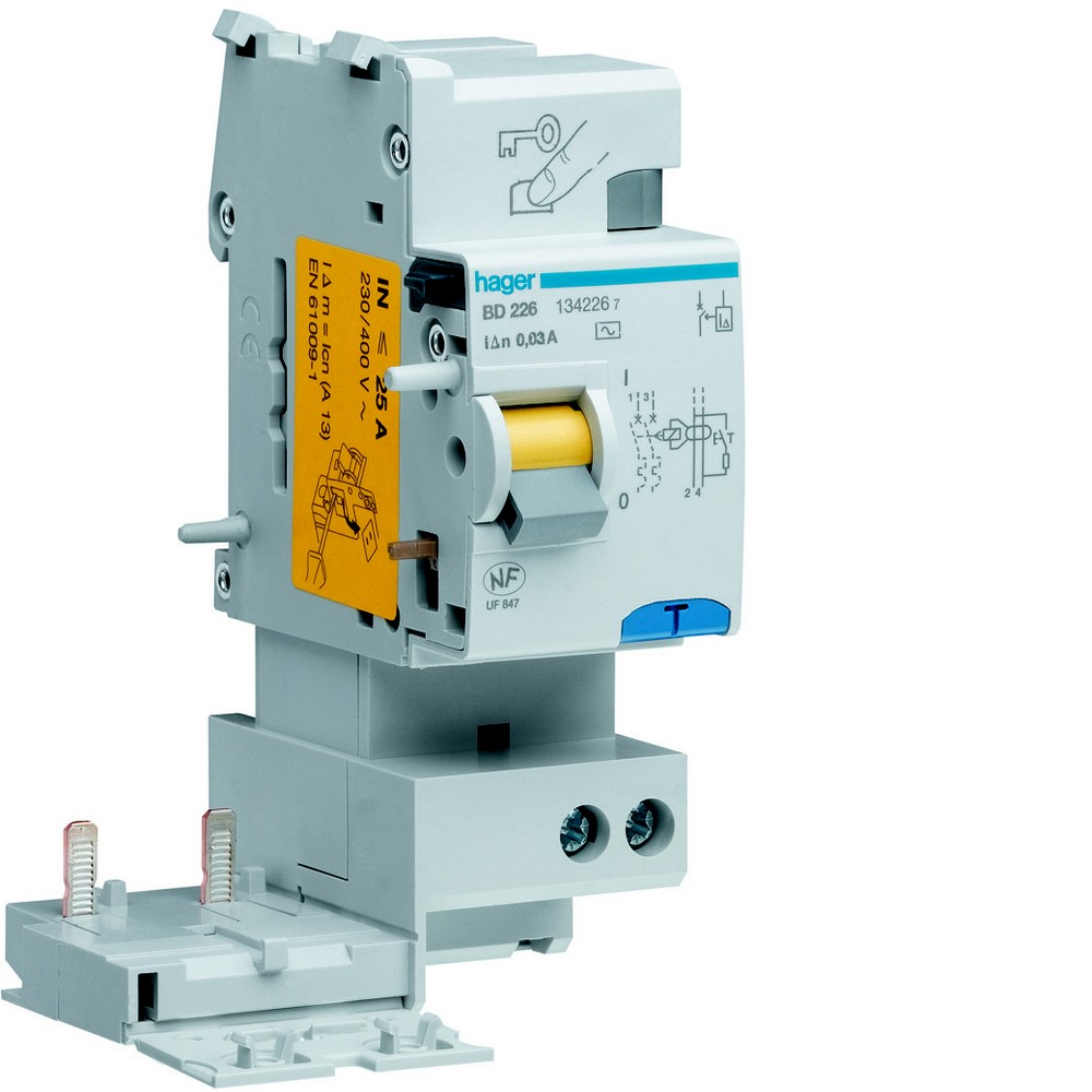 Bloc différentiel 2p 25a 30ma type ac