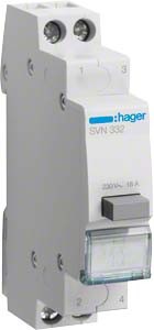 Bouton poussoir 2f accrochage