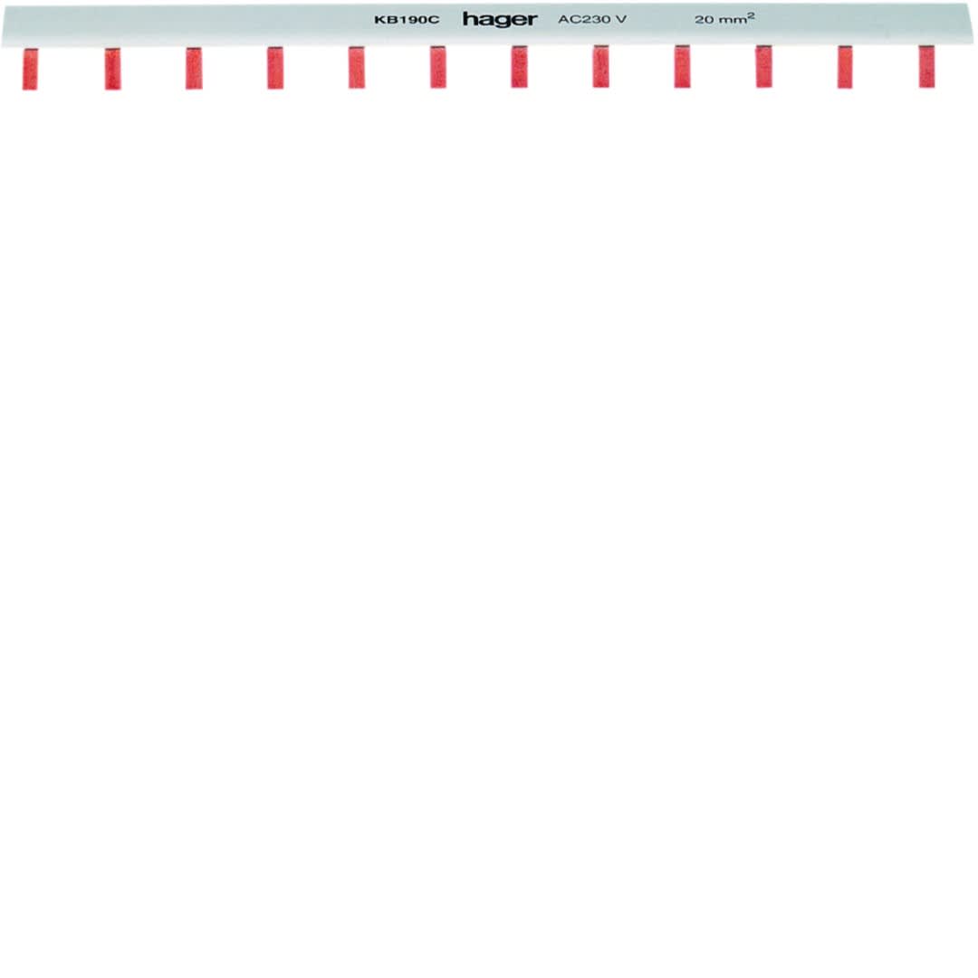 Barre de pontage 1p 100a languette 20mm² 24m