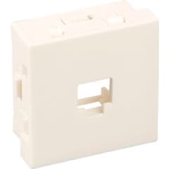 Supp. RJ45 Keystone blc 45x45 photo du produit