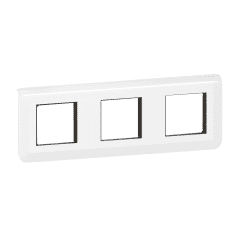 SUPPORT+PLAQUE 3X2MOD H BLANC photo du produit