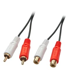 Rallonge audio Premium 2 x RCA (Cinch), photo du produit