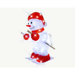 Motif BONHOMME DE NEIGE SKIEUR photo du produit