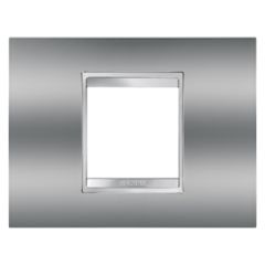 PLAQUE LUX 2P CHROME photo du produit