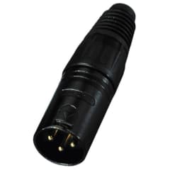 Fiche XLR male, 3p - NEUTRIK photo du produit