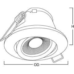 ONExD2W Spot IP65 CWS D2W photo du produit