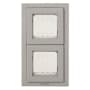 CADRE ENCASTRE IP55 2X2M GRIS photo du produit