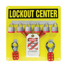 LOCKOUT, 6-PADLOCK ALUM BOARD photo du produit