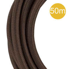 Cordon Textile 3C 50M Marron photo du produit