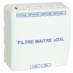 FILTRE MAITRE xDSL 4 SORTIES photo du produit