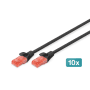 CAT 6 U-UTP LSZH 0.5m, X10, n photo du produit