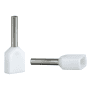 Embout D moyen 0,5mm2 blanc NF photo du produit