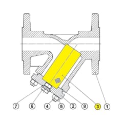 TAMIS235DN65 D78.5xL134 M.1.25 photo du produit