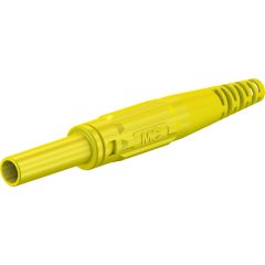 Douille 4 mm droites jaune photo du produit