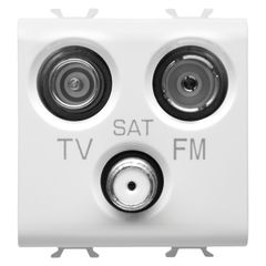 PRISE TV+FM+SAT 2M BL photo du produit