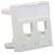 Face avant 45x45 pour 2 RJ45 photo du produit