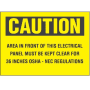 Adhesive Sign, Polyester, 10" photo du produit