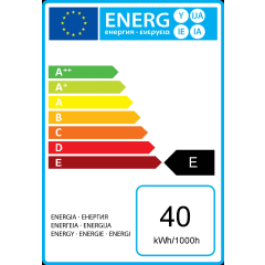 Standard incandescente 40W B22 photo du produit