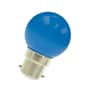 LED Party G45 B22d 1W Bleu photo du produit