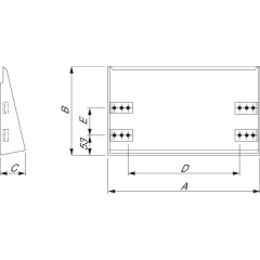 AUVENT INOX 304L 600X200 photo du produit