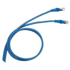 CORDON C6 F-UTP PVC BLEU 1 M photo du produit