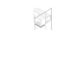 H SHELF L=400 CUBICLES POS.2 photo du produit