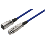 Cord aud XLR-XLR, 0,7 m, bleu photo du produit