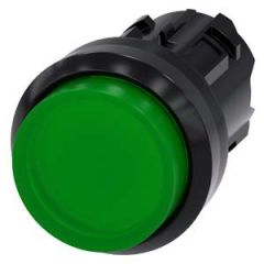 BOUTON-POUSSOIR LUMINEUX, VERT photo du produit