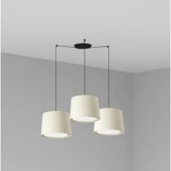 Conga Lampe Suspension Blanche photo du produit