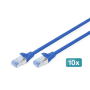 CAT 5e SF-UTP PVC 0.5m, X10, photo du produit