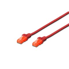 CAT 6 U-UTP LSZH 0.25m, rouge photo du produit