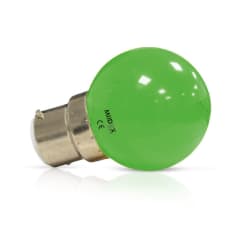 LED 1 W BULB B22 VERTE BX photo du produit