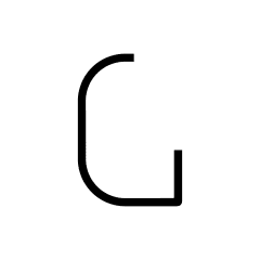 Alphabet of Light W "G" upperc photo du produit