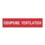 ETIQUETTE COUPURE VENTILATION photo du produit